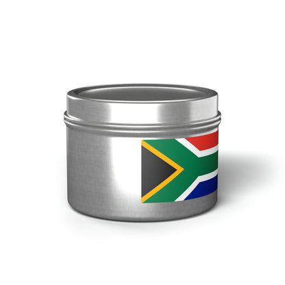 South African Flag Tin Candles