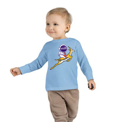 Astrobok Flying Toddler Long Sleeve Tee