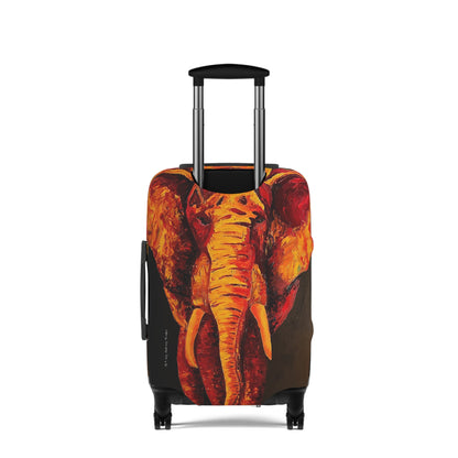 Elephant in Orange - by Audrey Krüger - Luggage Cover