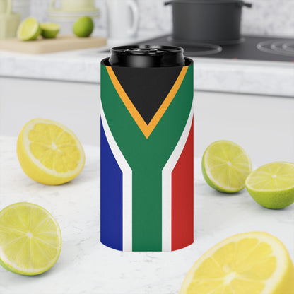 South African Flag Can Cooler