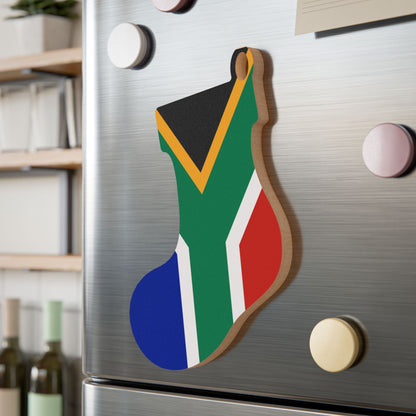 South African Flag Wooden Ornaments