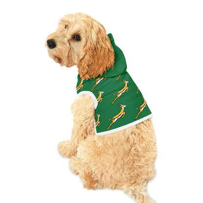 Boks in Green Pet Hoodie