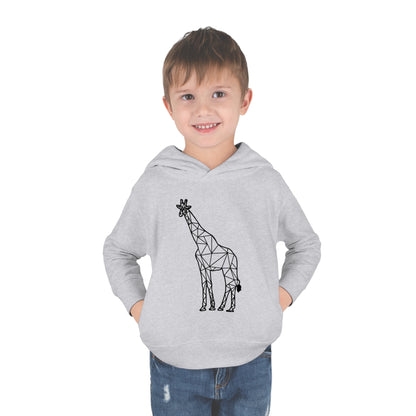 Giraffe Origami Toddler Pullover Fleece Hoodie