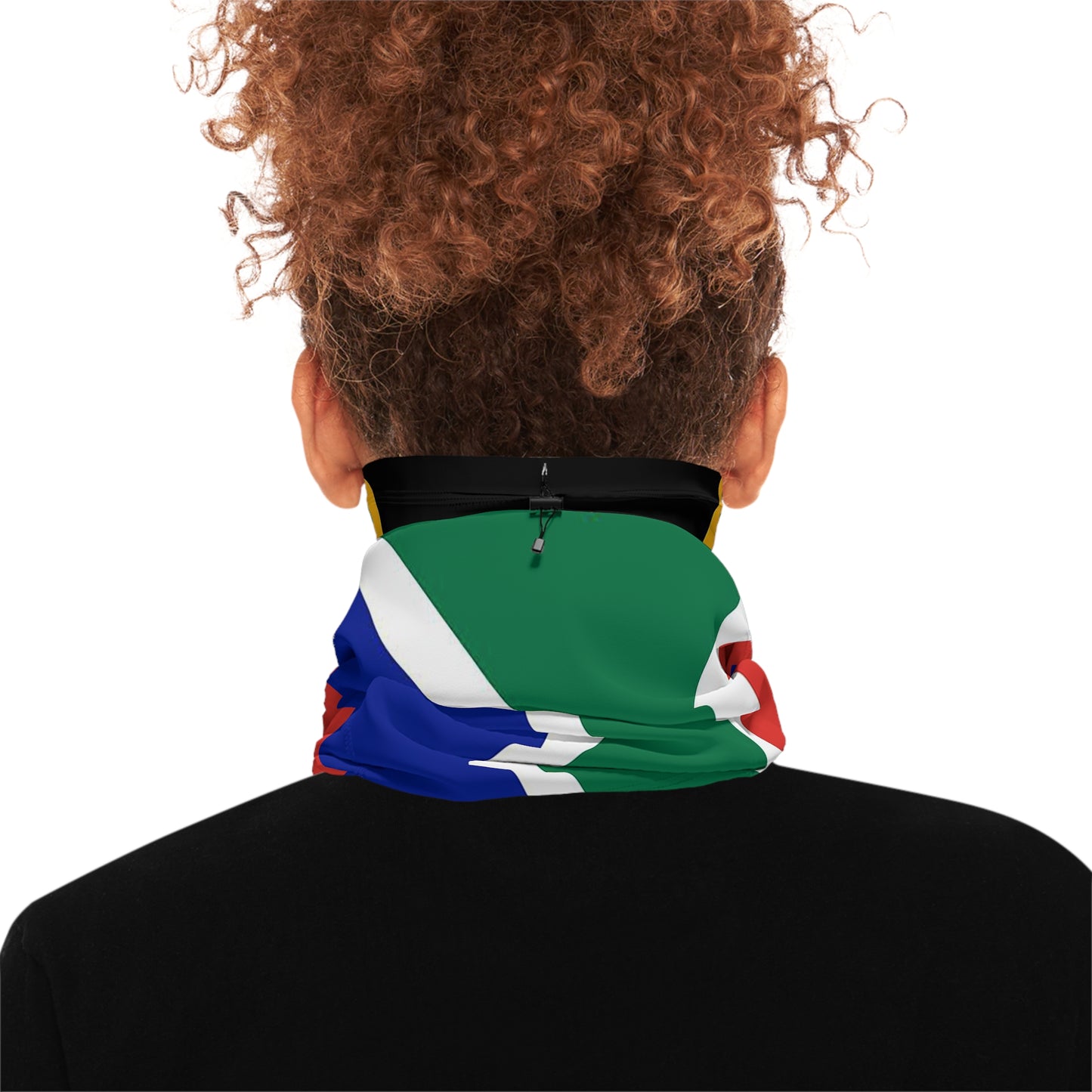 South African flag Winter Neck Gaiter With Drawstring