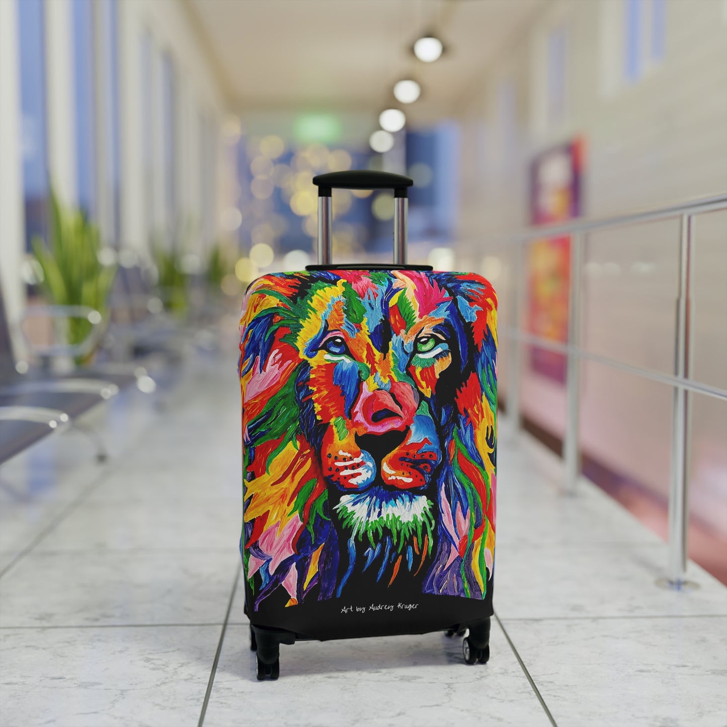 Proud Lion - by Audrey Krüger - Luggage Cover