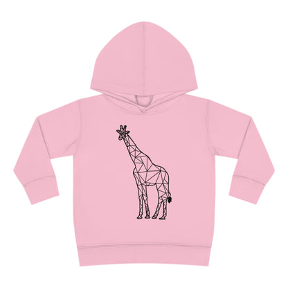 Giraffe Origami Toddler Pullover Fleece Hoodie