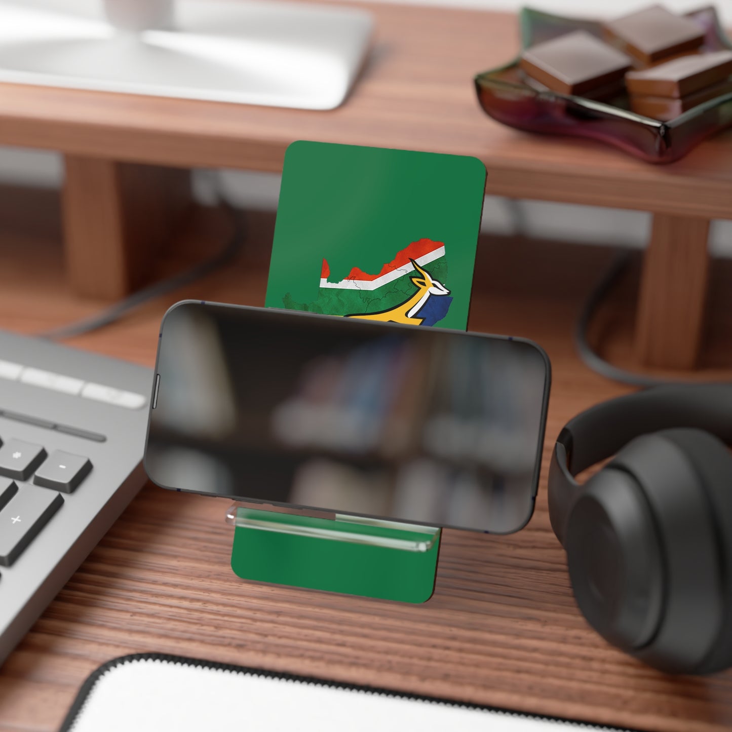 SA bokke fan Mobile Display Stand for Smartphones