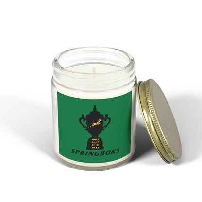 4 Trophies Bokke Scented Candles, Coconut Apricot Wax (4oz, 9oz)