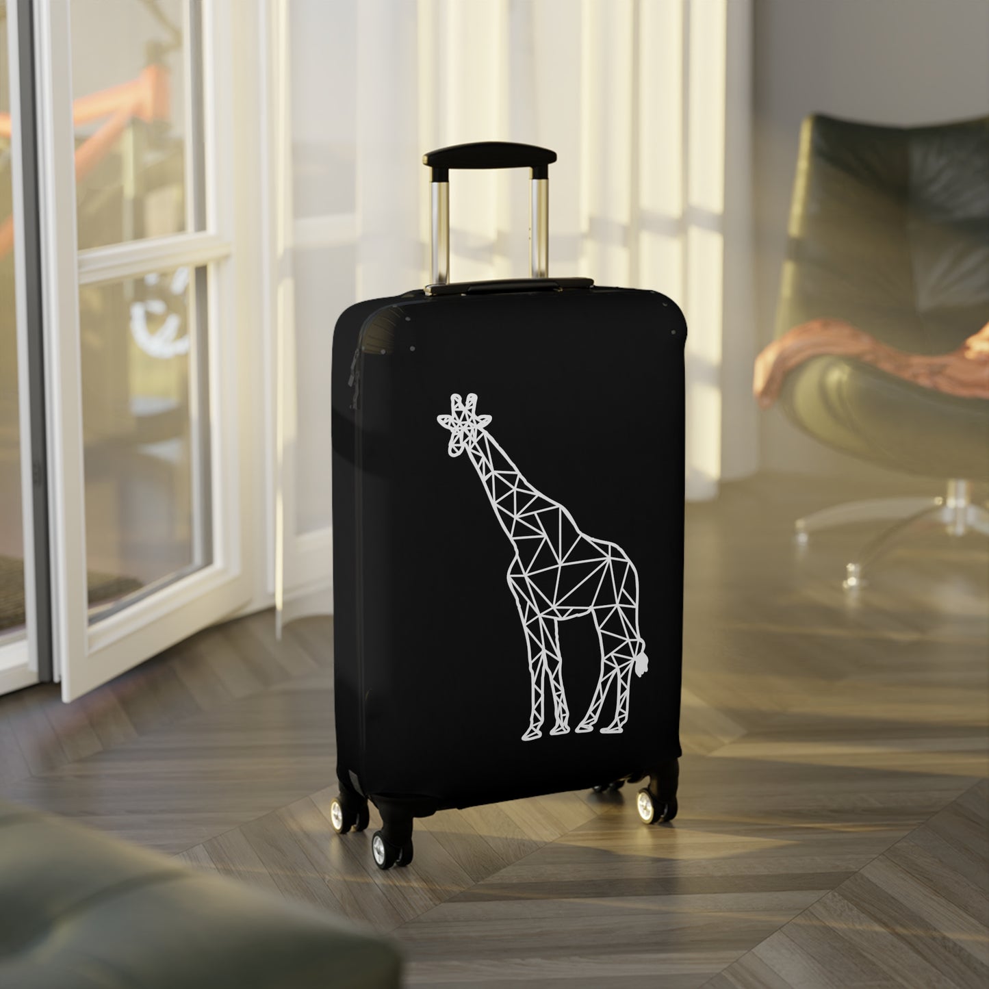 Giraffe Origami Luggage Cover