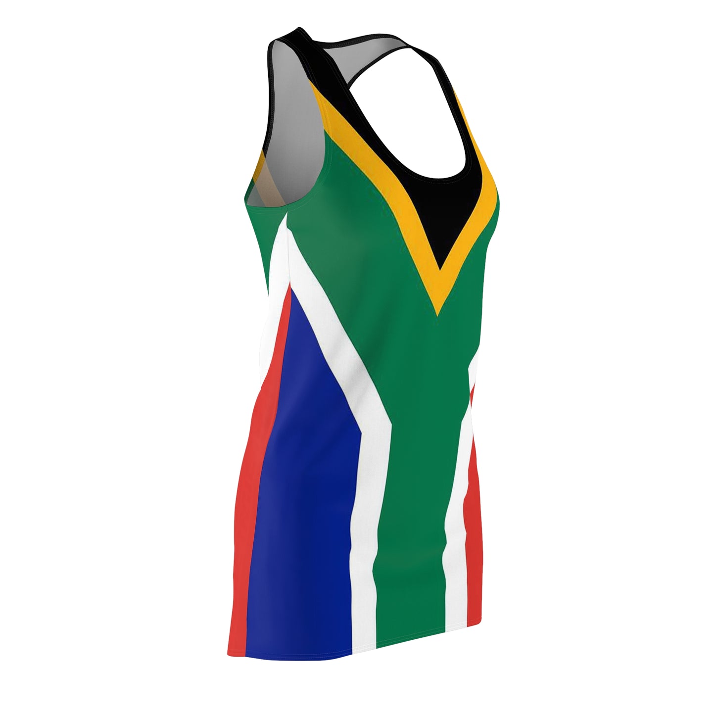 South African Flag Women's Cut & Sew Racerback Dress / Nightie