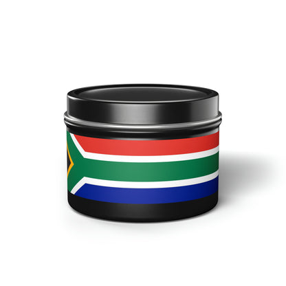 South African Flag Tin Candles