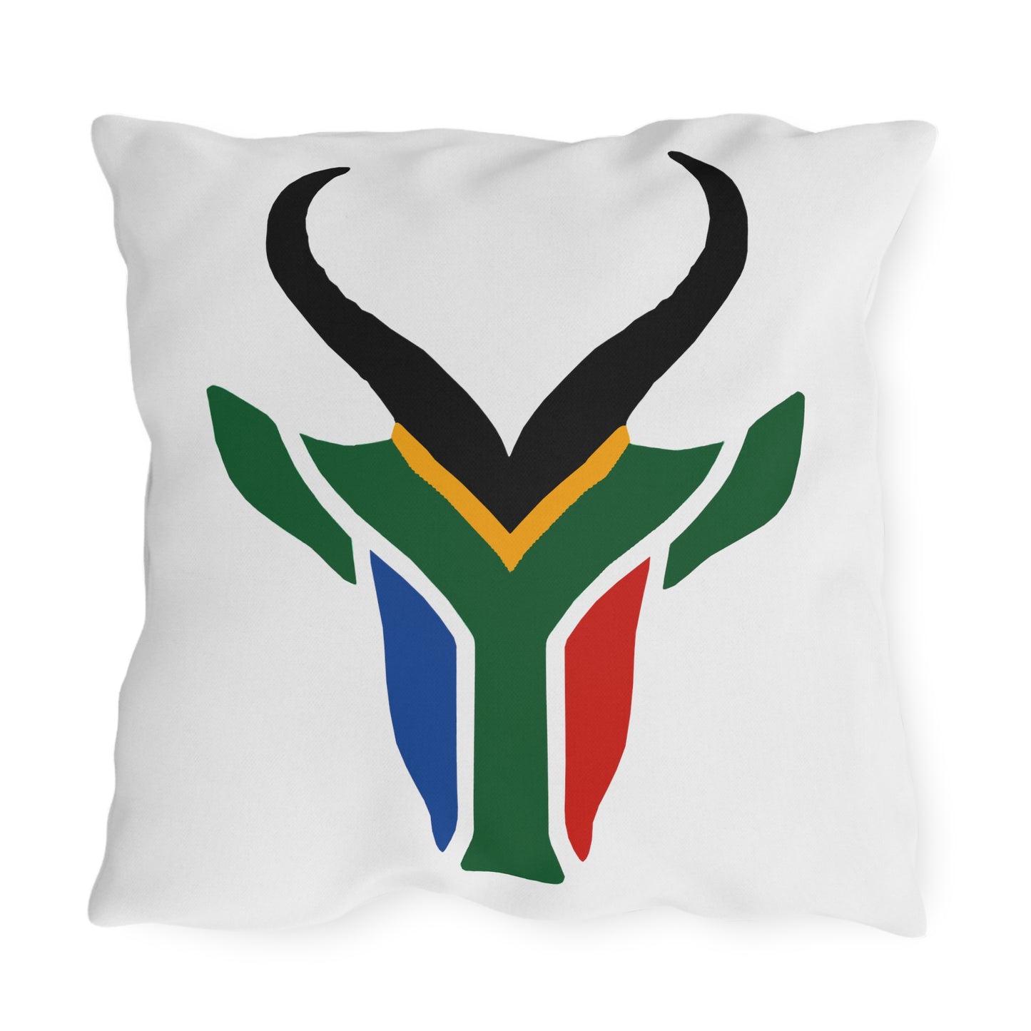 South African Springbok Outdoor Pillows