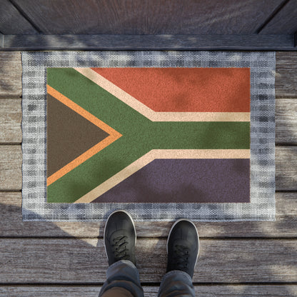 South African Flag Doormat