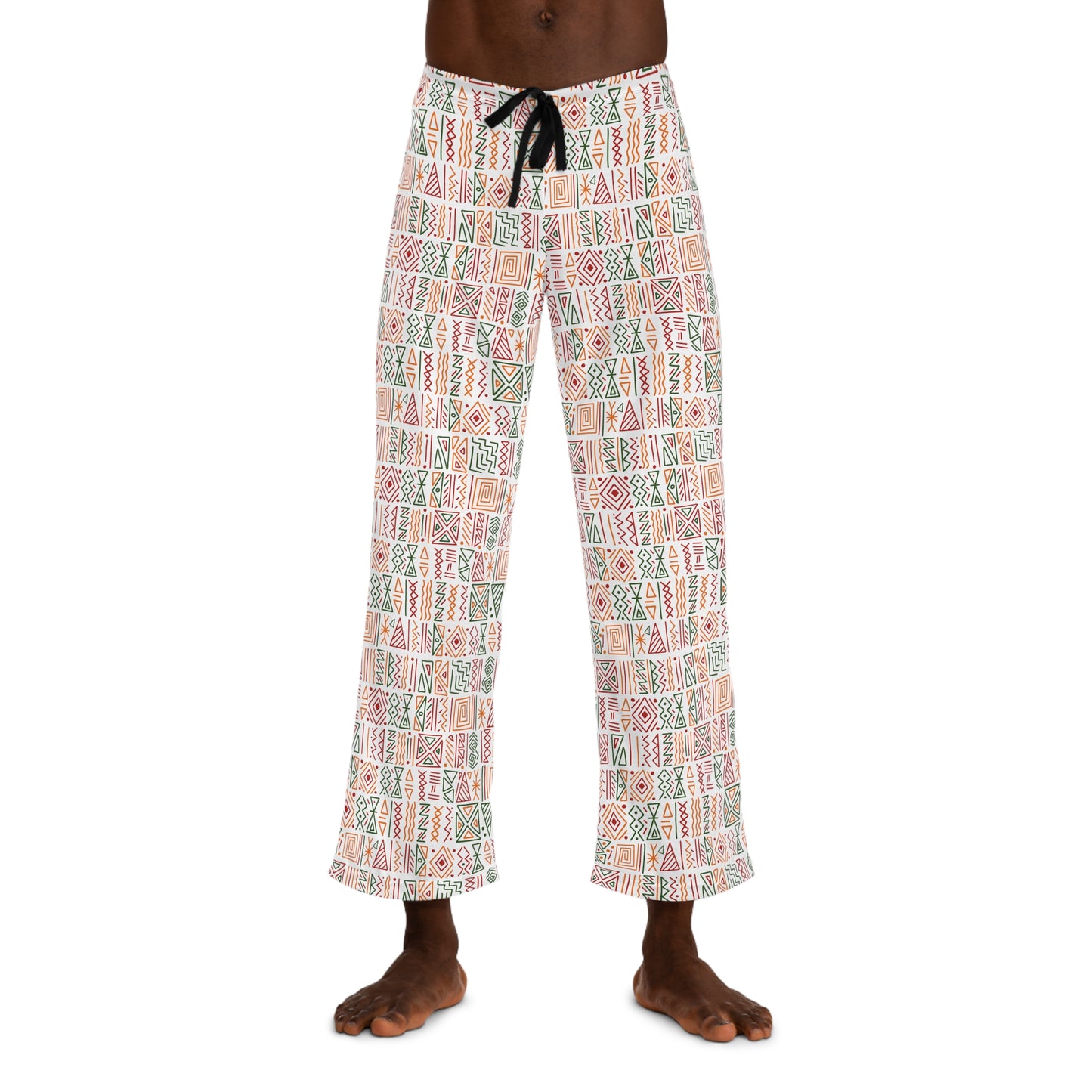 African Print Men's Pajama Pants