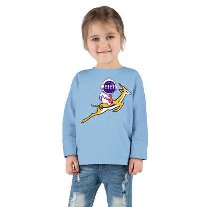 Astrobok Flying Toddler Long Sleeve Tee