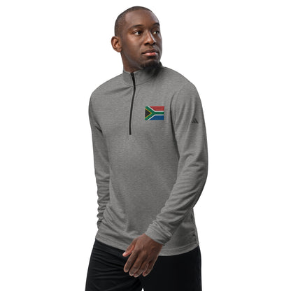 South African Flag Adidas Quarter zip pullover