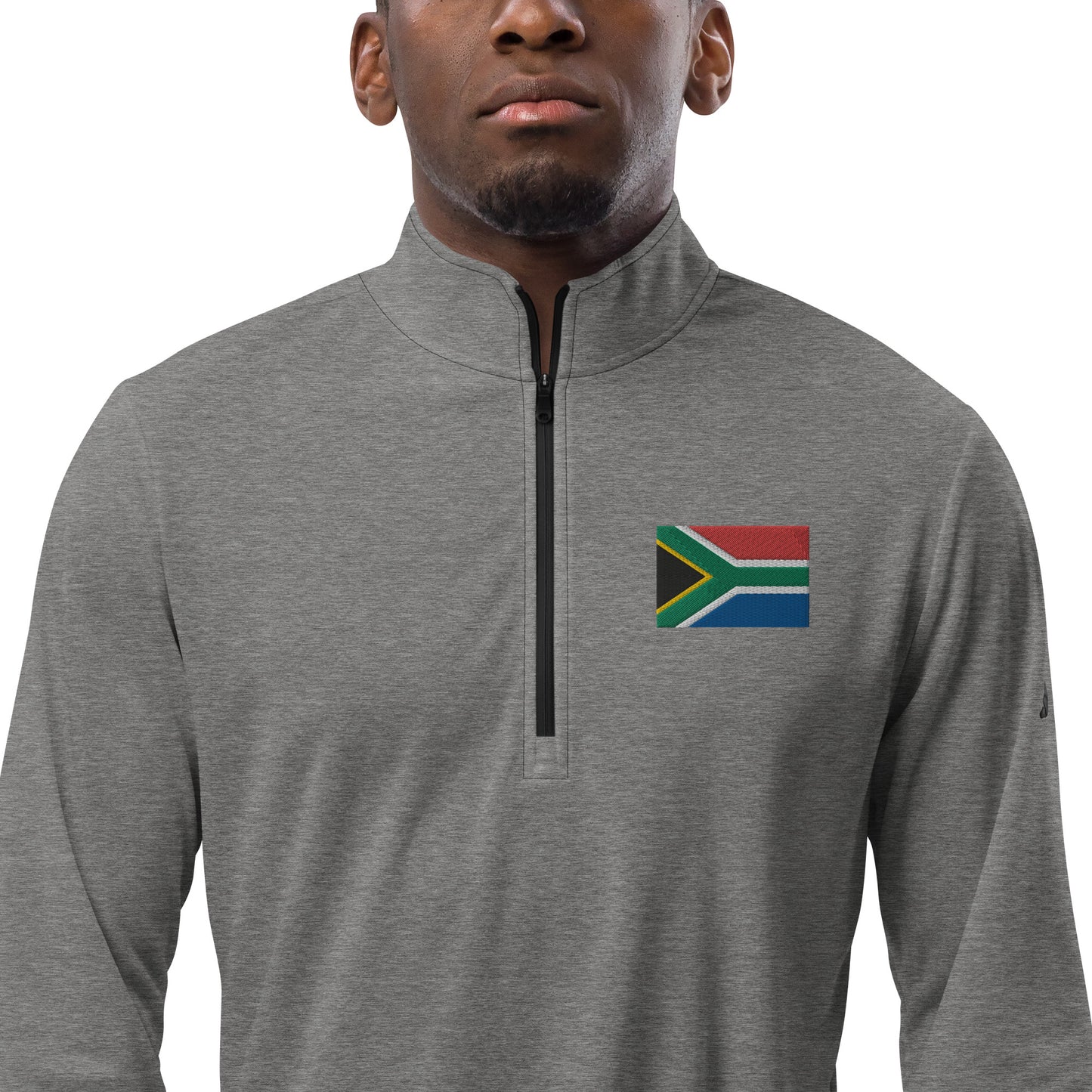 South African Flag Adidas Quarter zip pullover