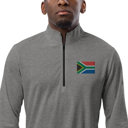 South African Flag Adidas Quarter zip pullover