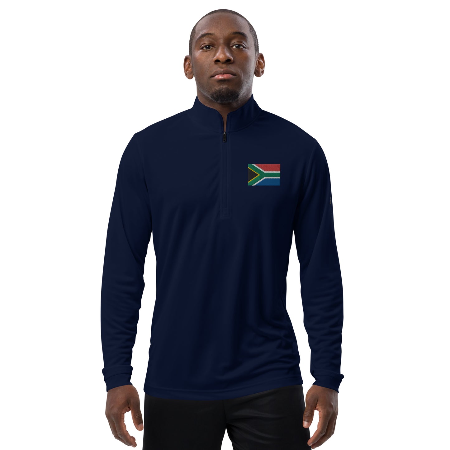 South African Flag Adidas Quarter zip pullover