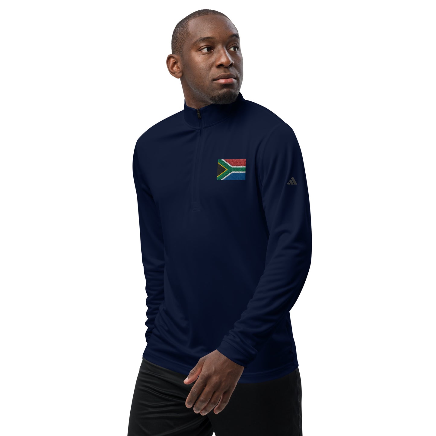 South African Flag Adidas Quarter zip pullover