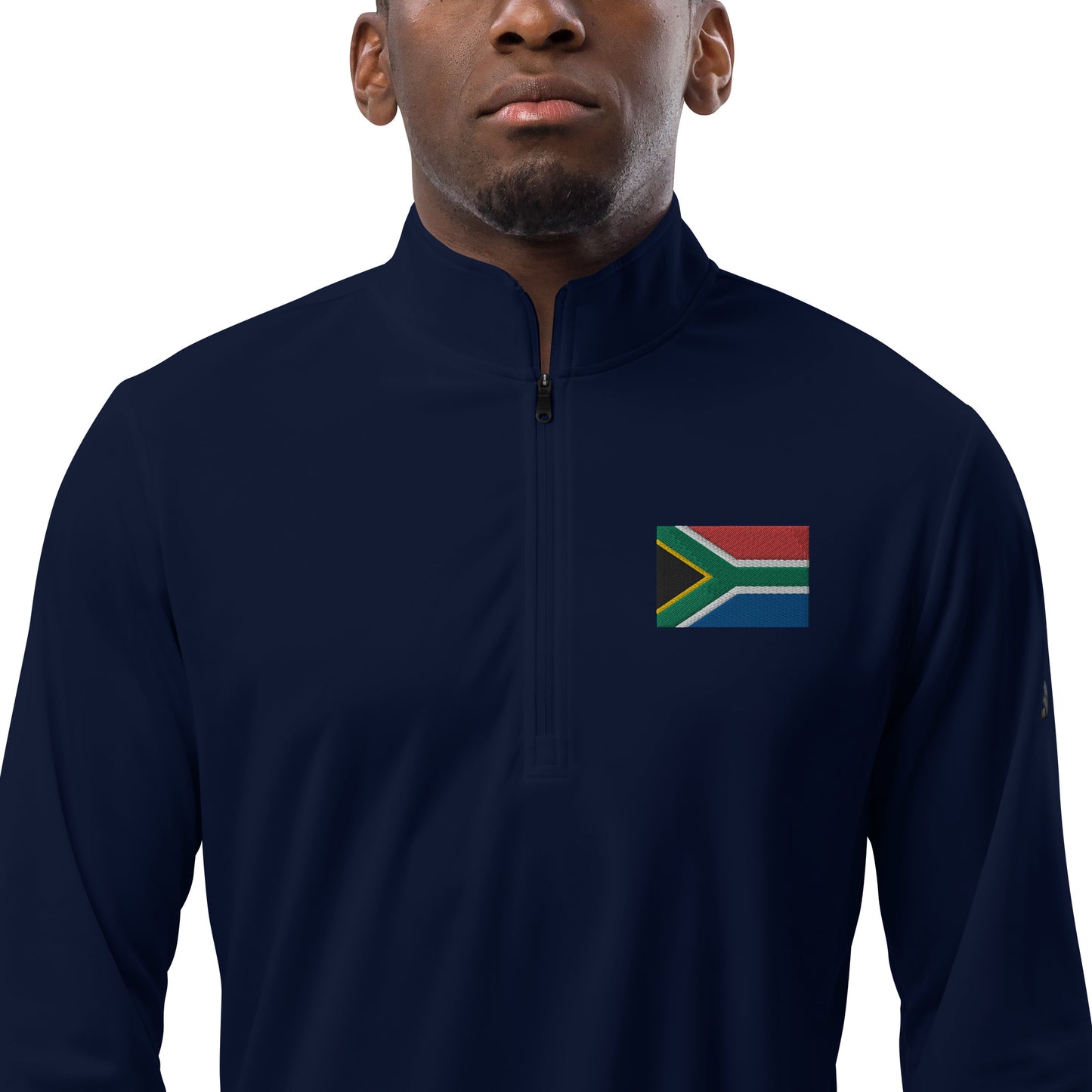 South African Flag Adidas Quarter zip pullover