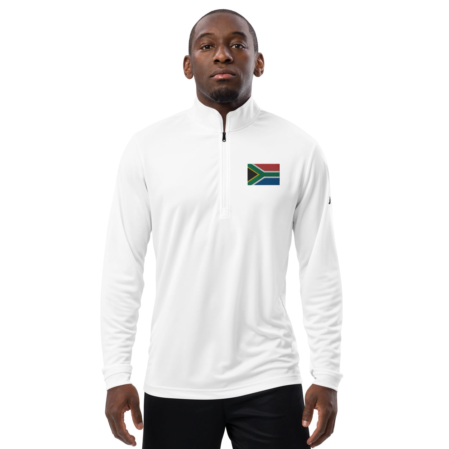 South African Flag Adidas Quarter zip pullover