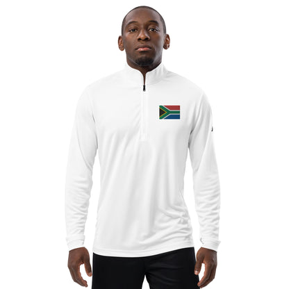 South African Flag Adidas Quarter zip pullover