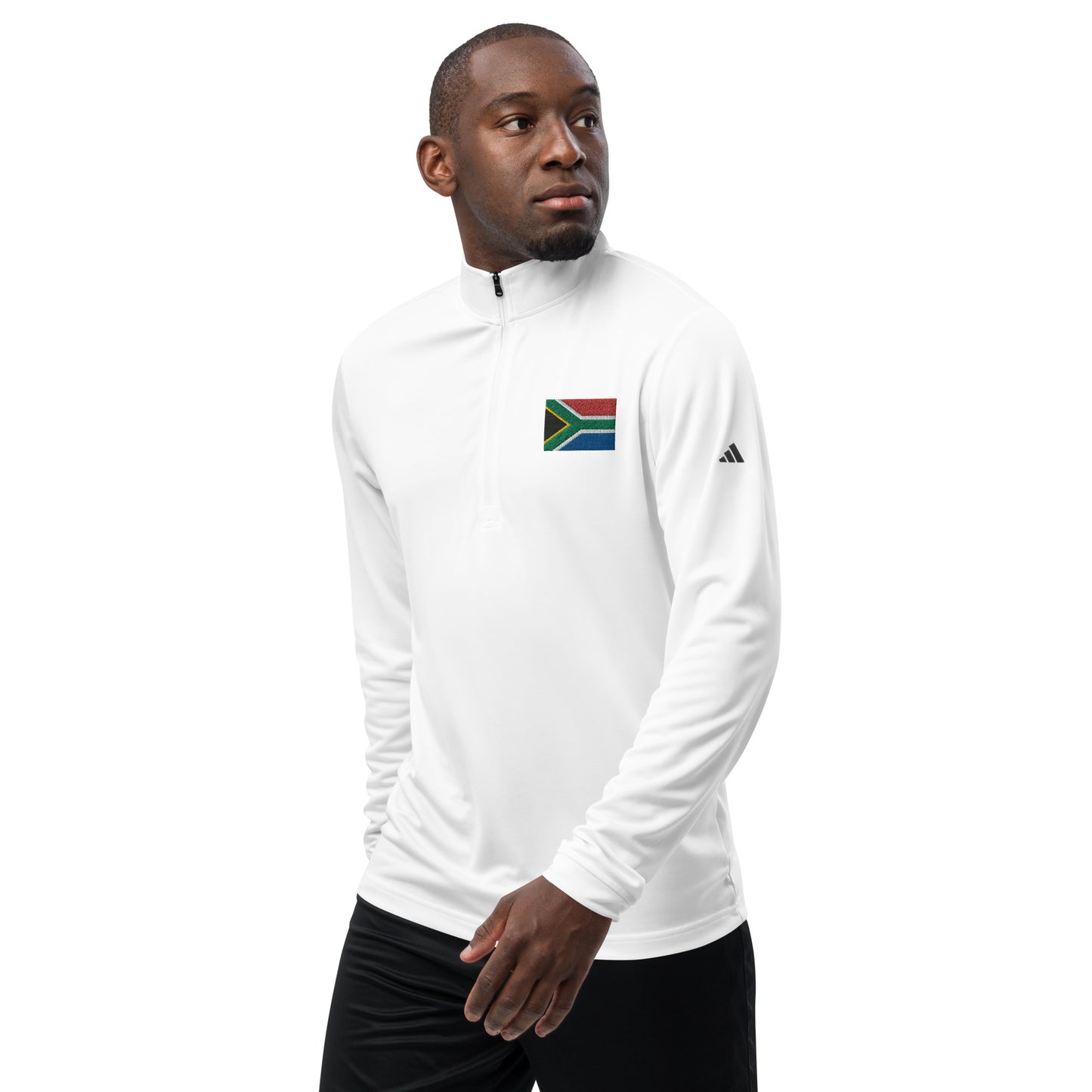 South African Flag Adidas Quarter zip pullover