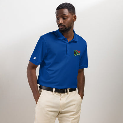 South African Flag adidas sport polo