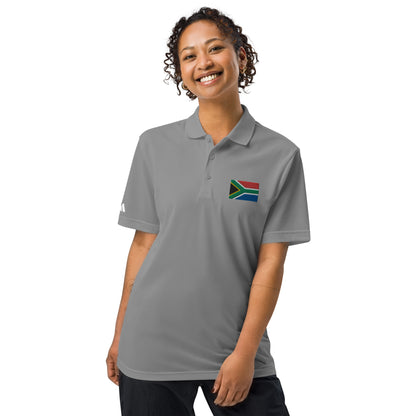 South African Flag adidas sport polo