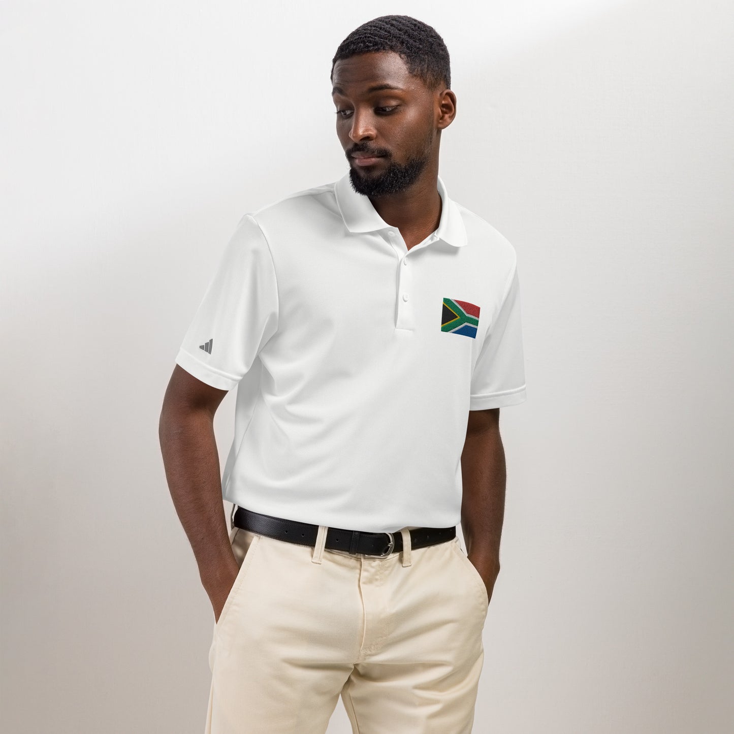 South African Flag adidas sport polo