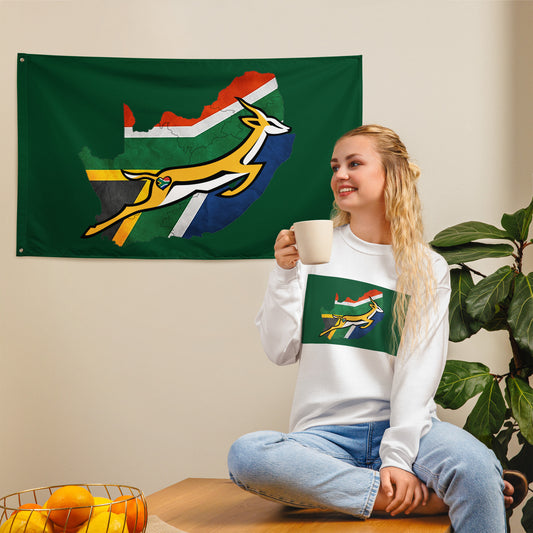 South African Springbok Custom Flag