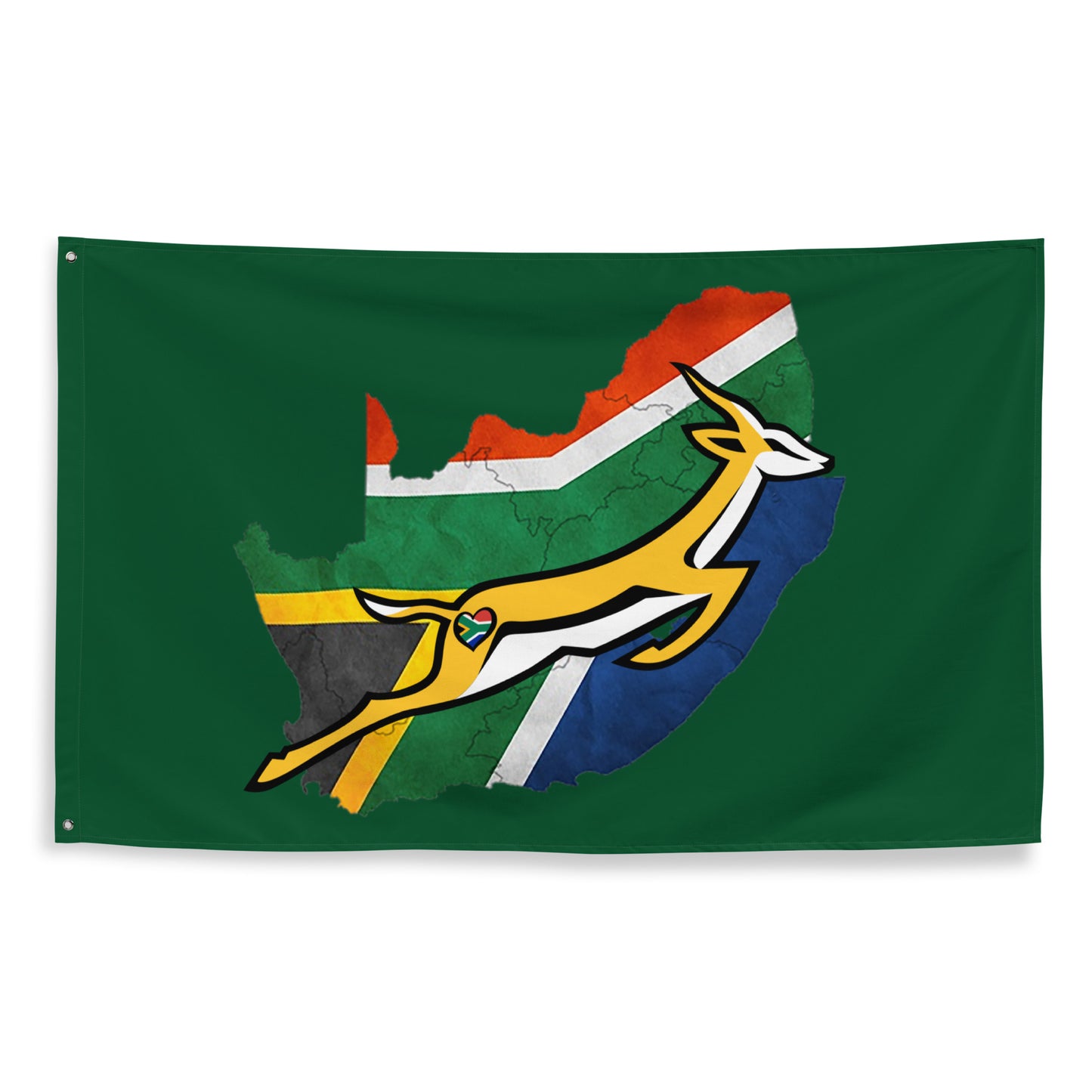 South African Springbok Custom Flag