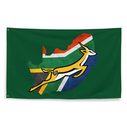 South African Springbok Custom Flag