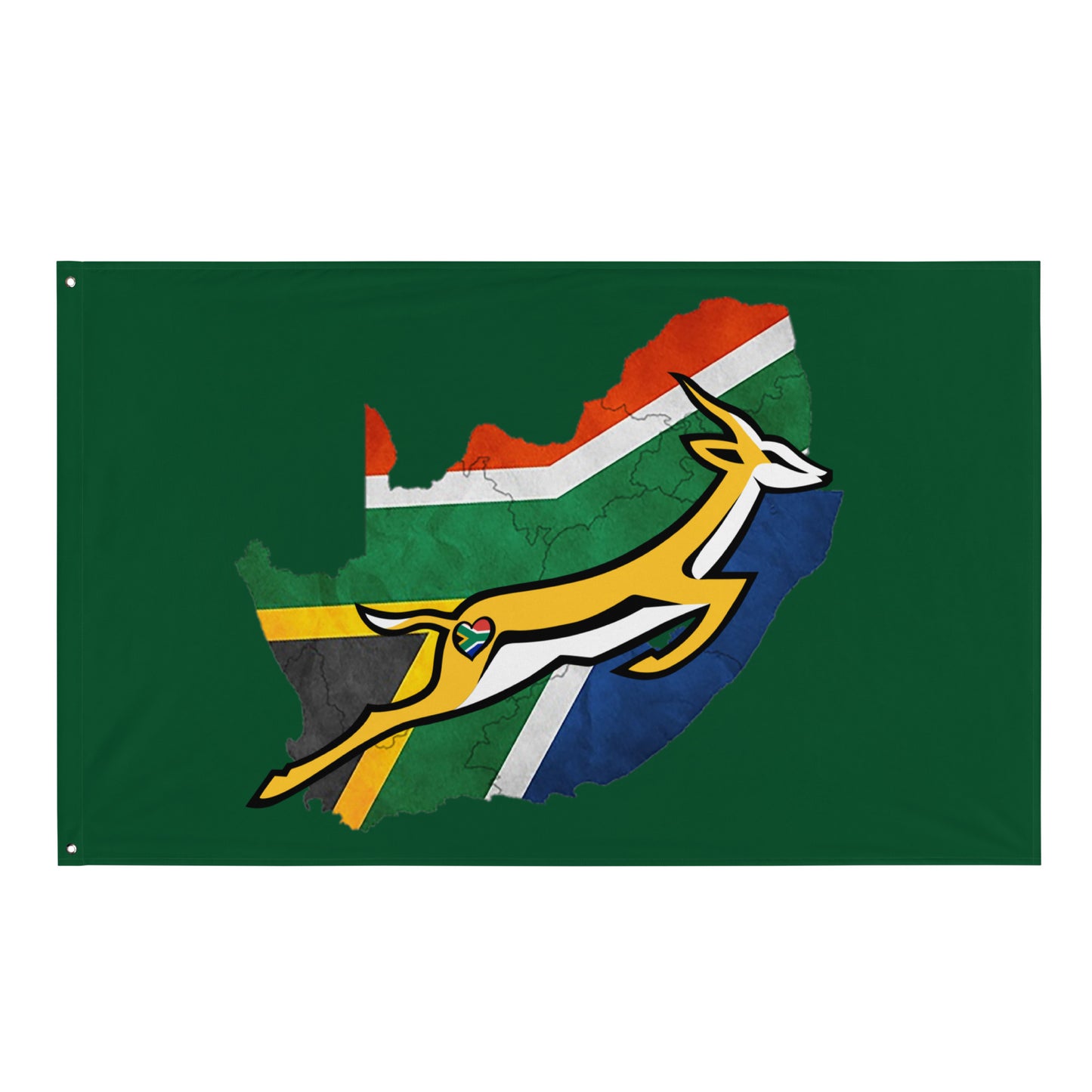 South African Springbok Custom Flag