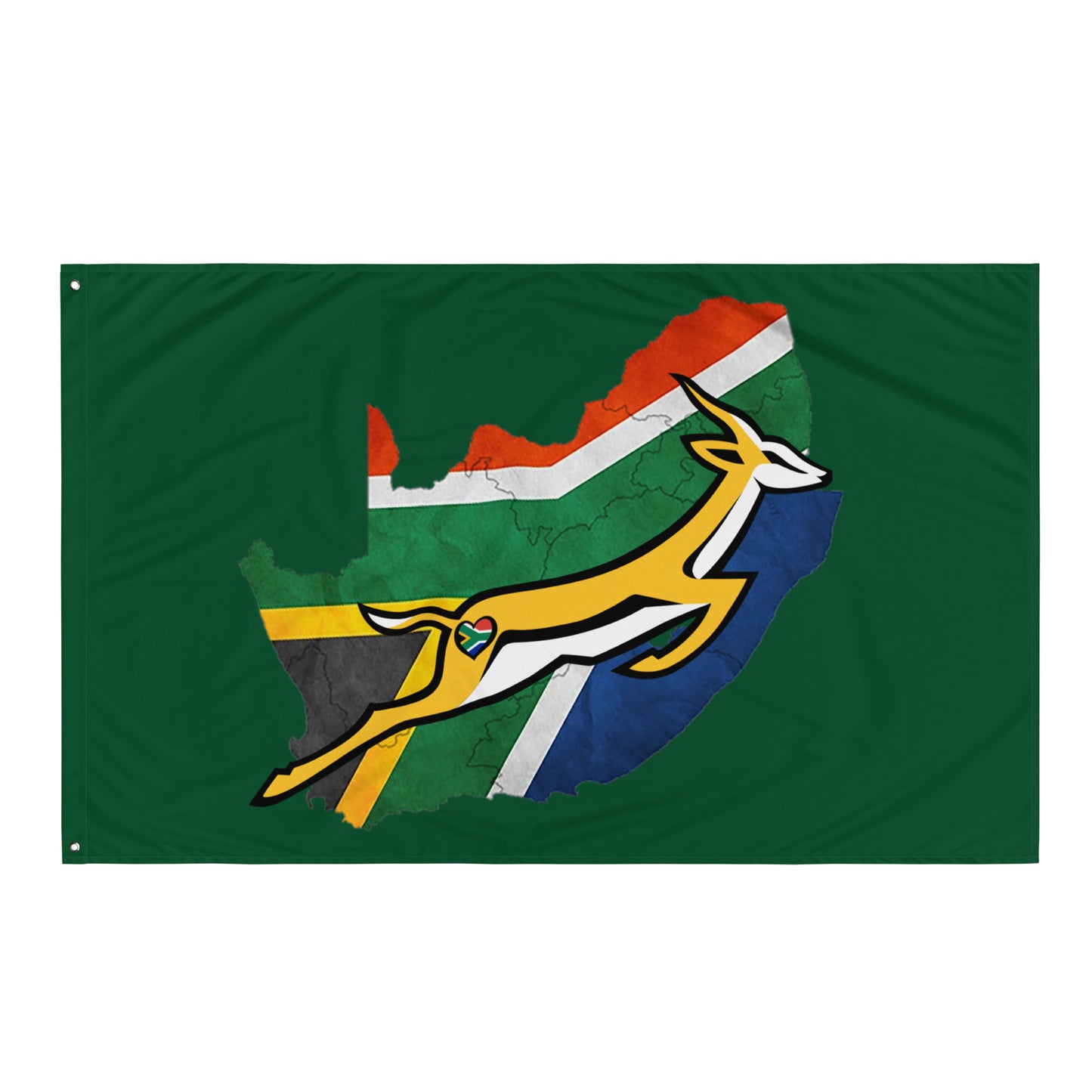 South African Springbok Custom Flag