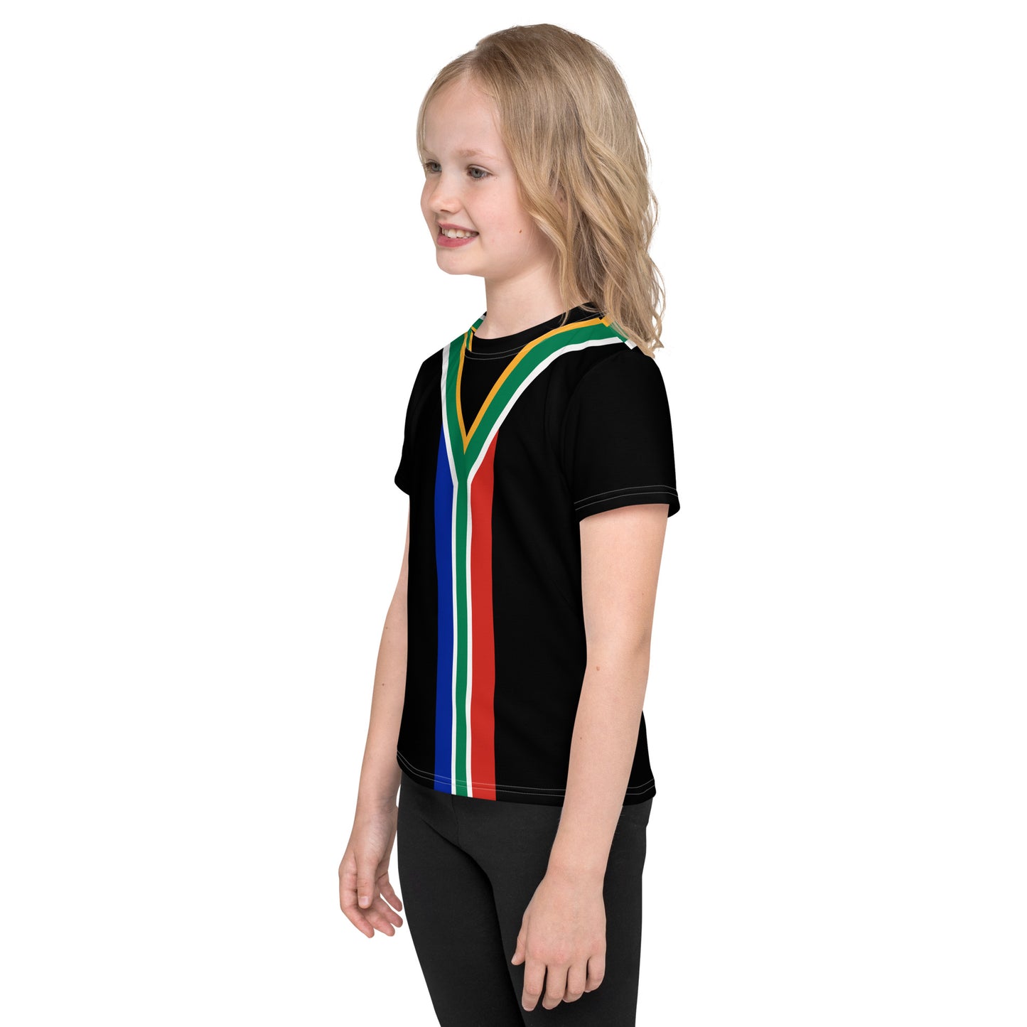 South African Flag Kids crew neck t-shirt