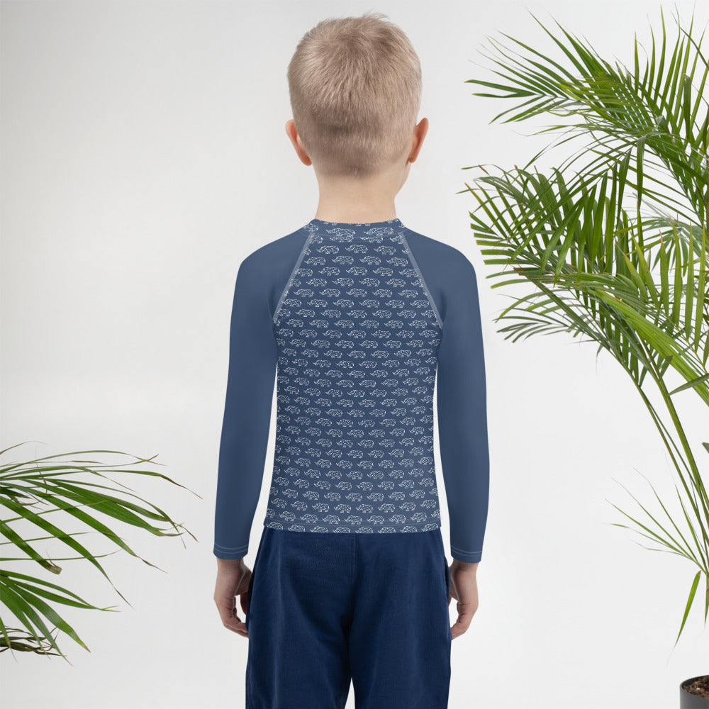 Rhino Origami Kids Rash Guard