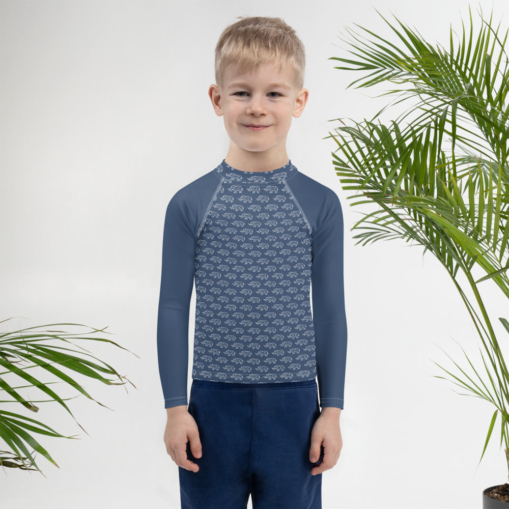 Rhino Origami Kids Rash Guard