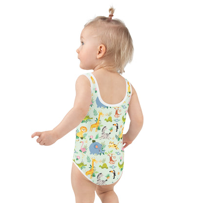 African Animals Kids Swimsuit