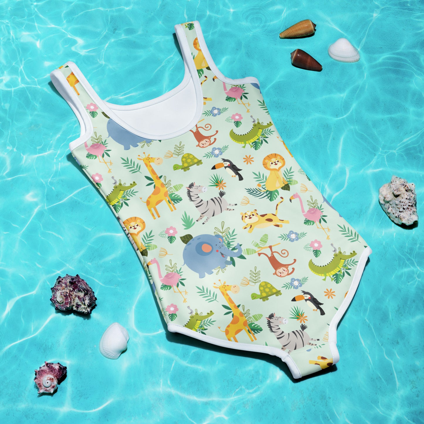 African Animals Kids Swimsuit