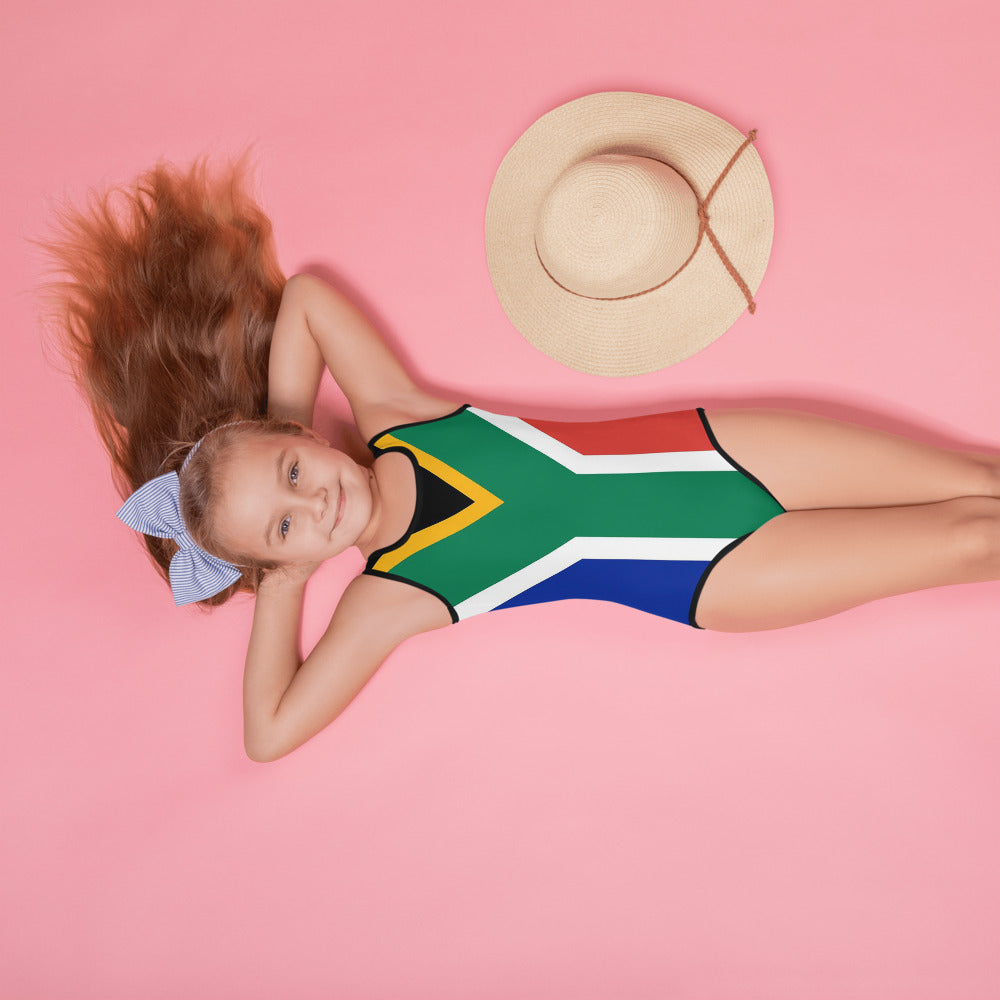 South African Flag "Faf" Kids Swimsuit