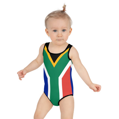 South African Flag "Faf" Kids Swimsuit