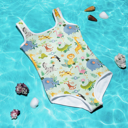 African Animals Kids Swimsuit