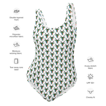 South African Springbok One-Piece Swimsuit