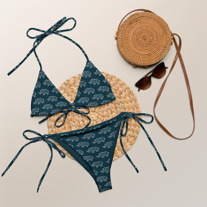 Rhino Origami recycled string bikini