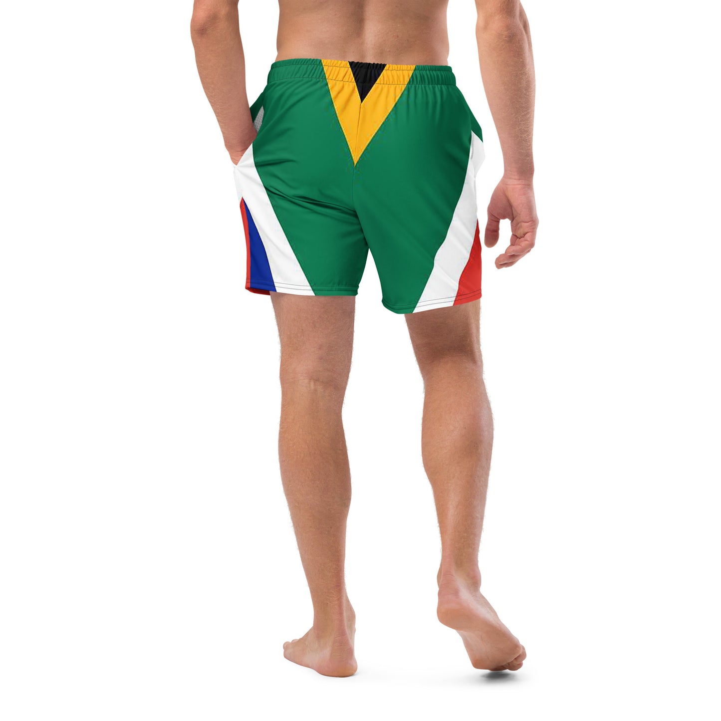 South African flag "Faf" Men's swim trunks