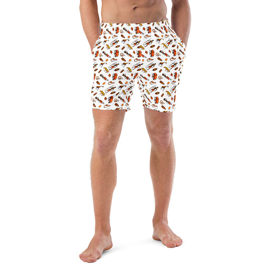 African Bushman & Wildlife Men's swim trunks