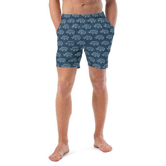 Rhino Origami Men's swim trunks