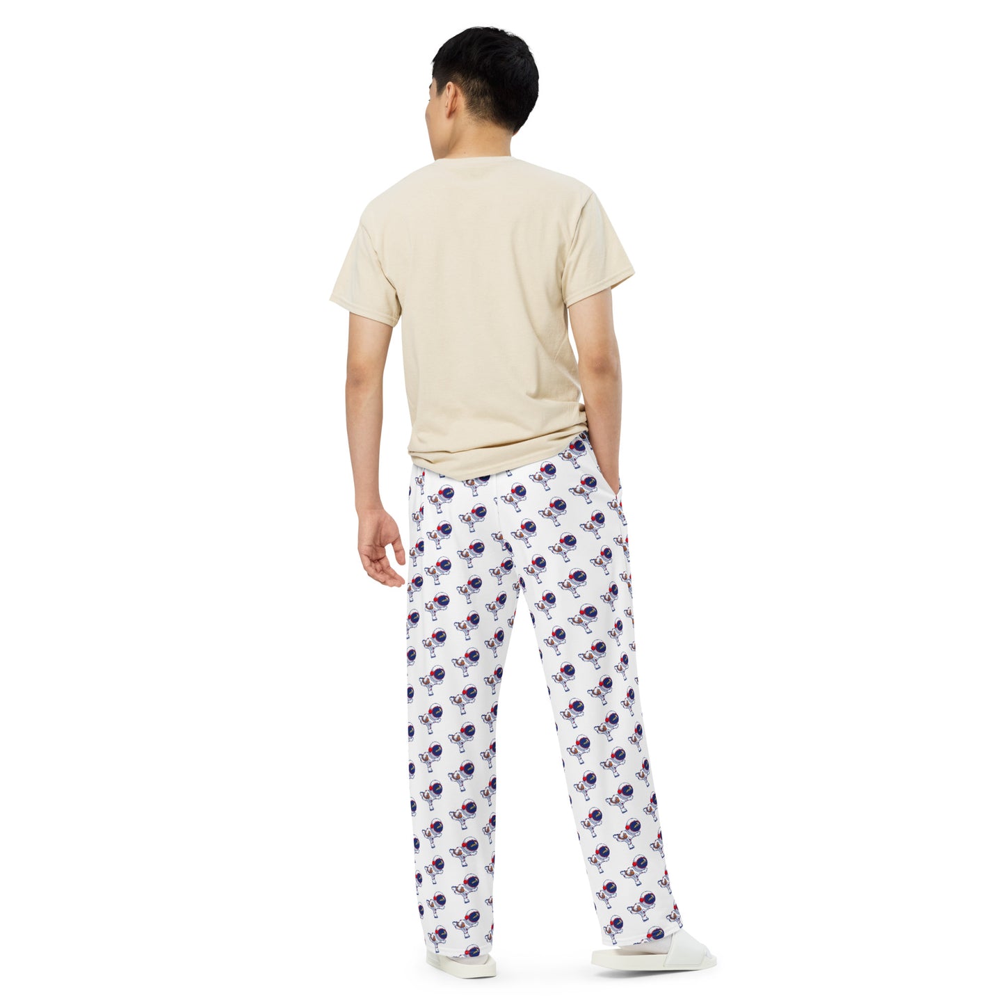 Astro Springbok unisex wide-leg pajama pants